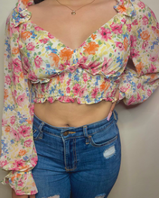 Load image into Gallery viewer, Floral Top (Cream Pink)
