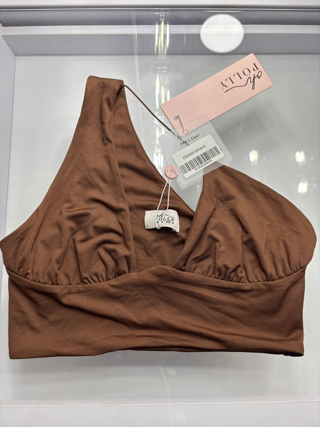 Brown Crop Top